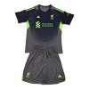 Levné Liverpool Brankářské Dětské Černá 2025-26 Krátký Rukáv